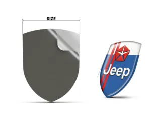 Jeep Waterproof Sticker Label Star Customizable Design